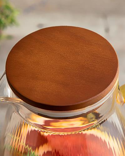 Majestic Borosilicate Water Bottle 1500 ml Transparent