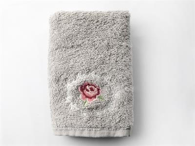Majestic Rose ХАВЛИИ ЗА РЪЦЕ Бродирани 30x45 cm Light Gray