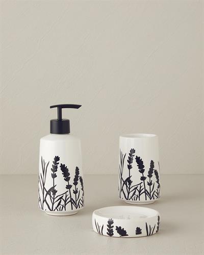 Malena 3 pcs Bathroom Set White