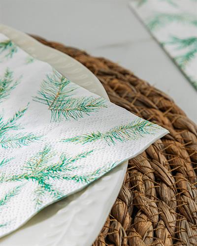 Malin Хартиени Салфетки 20 бр. Хартия 33x33 см Зелен