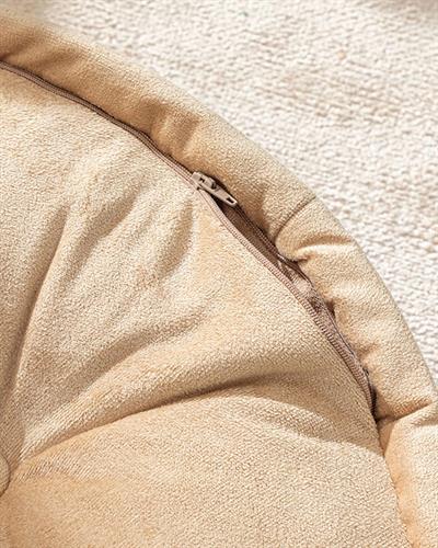 Malta Round Декоративна Възглавница За Под Кадифе 60 см Светлокафяв