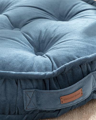 Malta Round Декоративна Възглавница За Под Кадифе 60 см Индиго.