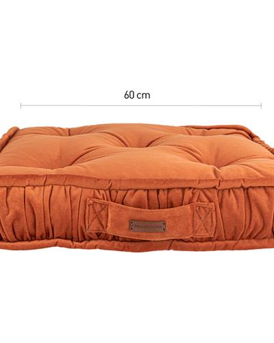 Malta Square Декоративна Възглавница За Под Кадифе 60x60x14 см Керемиден