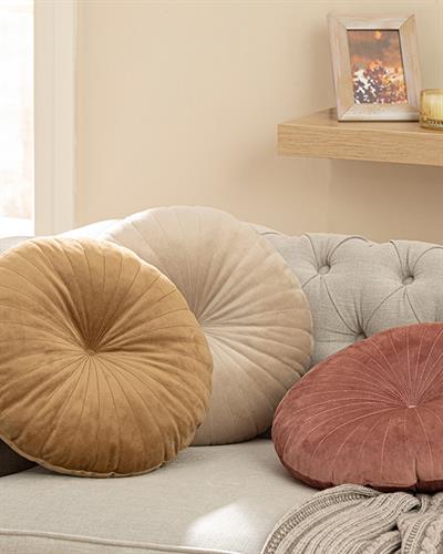 Mandarin Декоративн Възглавница Кадифе, Розово, 40 Cm