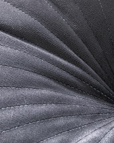 Mandarin Velvet Decorative Cushion 40 cm Anthracite