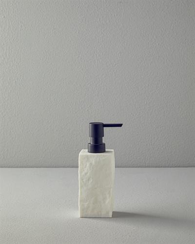 Marble 3 pcs Bathroom Set 16X10X19 cm White