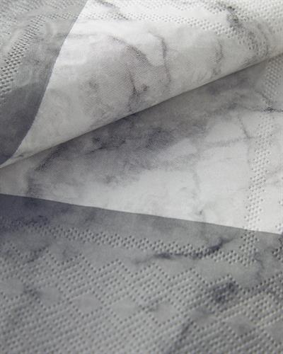Marble Stripe Хартиени Салфетки 20 бр. Хартия 33x33 см Сребърен.