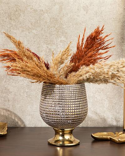 Marcus Ваза 14x14x17,5 см Златен