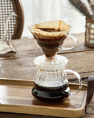 Margo Borosilicate 2 cups Coffee Pot 300 ml Transparent