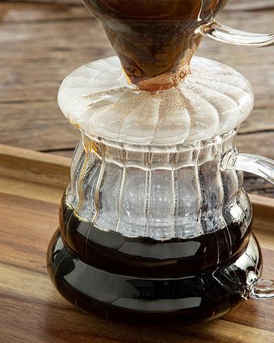 Margo Borosilicate 2 cups Coffee Pot 300 ml Transparent