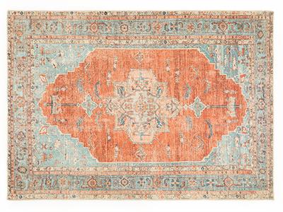 Maria Jacquard Decorative Carpet 160x230 cm Turkuaz-Kiremit