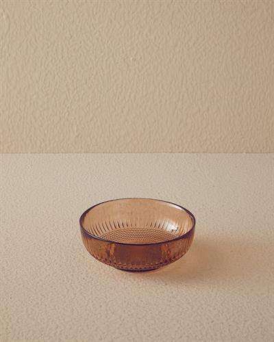 Mariel Купа Стъкло 16 см Кафяв.