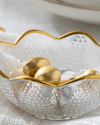 Marigold Glass Appetizers 9 cm Gold