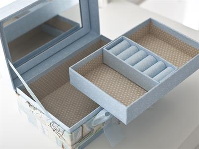 Marina Кутия За Съхранение Голям . Син