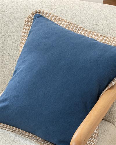 Marine Greta Декоративна Калъфка За Възглавница Юта, Индиго, 45 X 45 Cm