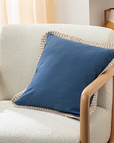 Marine Greta Декоративна Калъфка За Възглавница Юта, Индиго, 45 X 45 Cm