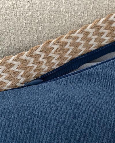Marine Greta Декоративна Калъфка За Възглавница Юта, Индиго, 45 X 45 Cm