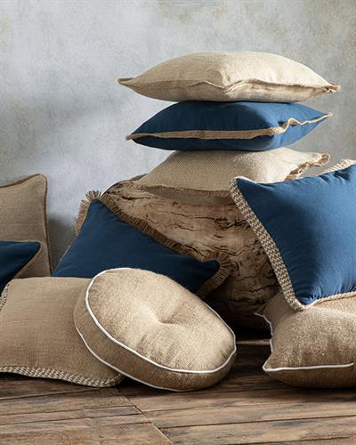 Marine Greta Декоративна Калъфка За Възглавница Юта, Индиго, 45 X 45 Cm