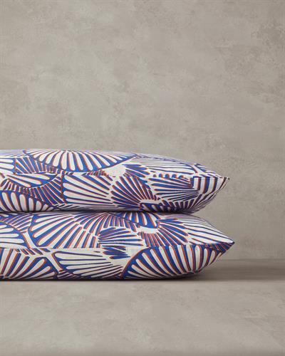 Marine Mosaic Калъфка За Възглавница 2 бр. Лесно за гладене 50X70 Морскосин - Оранжев