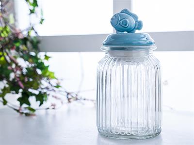 Marine КУТИЯ ЗА СЪХРАНЕНИЕ Stoneware Blue.