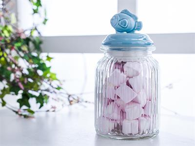 Marine КУТИЯ ЗА СЪХРАНЕНИЕ Stoneware Blue.