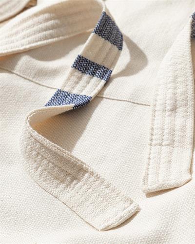 Marine Stripe Халат За Баня Мъжки Пещемал S-M Бежов - Син.