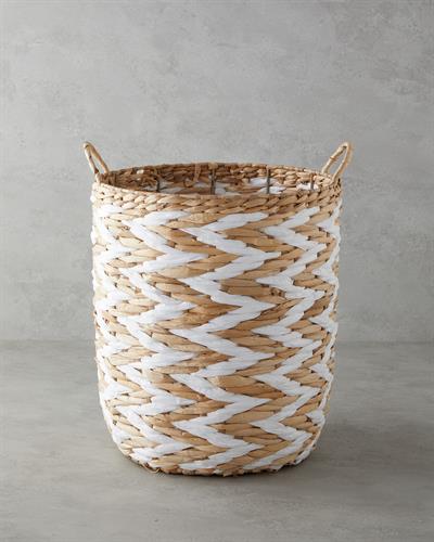 Marissa Кошница 30x35 см Натурален - Бял