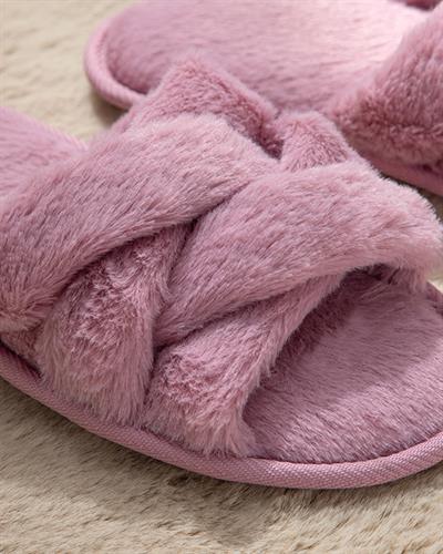 Marissa Пантофи За Дома Дамски, Плюш, Розово, 39