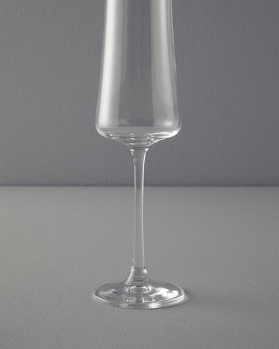 Marsel Чаши Със Столче за шампанско 3 бр. Кристалин 210 мл Прозрачен