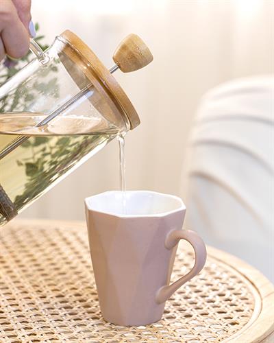 Marsha Френска Преса Бамбук Неръждаема стомана 600 мл