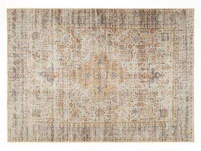 Martia Декоративен Килим Жакард, Кремаво-Кафяво, 120 X 180 Cm