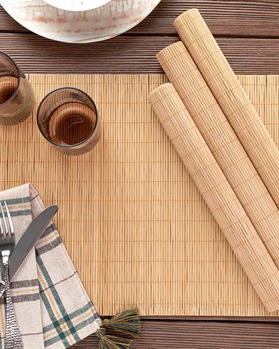 Martinez Американзки Сервиз 4 Бр., Бамбук, Пчелен Мед, 30 X 45 Cm