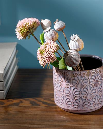 Marva Саксия Керамика 10,5x12x12 см Виолетов..