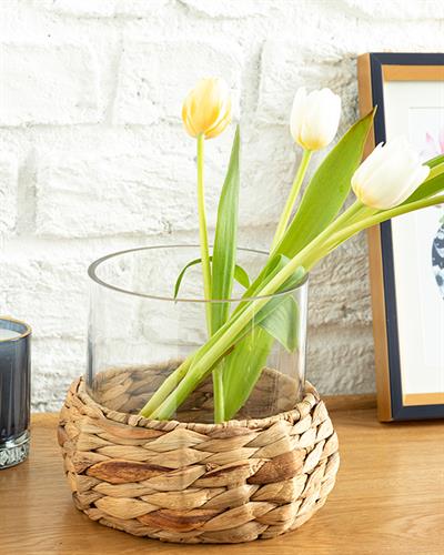 Marva Ваза Стъкло, Прозрачен, 19 X 19 X 17 Cm