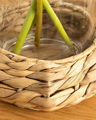 Marva Ваза Стъкло, Прозрачен, 19 X 19 X 24 Cm