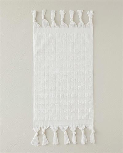 Marvin Кърпа За Ръце С ресни Памучен 30x45 см Екрю