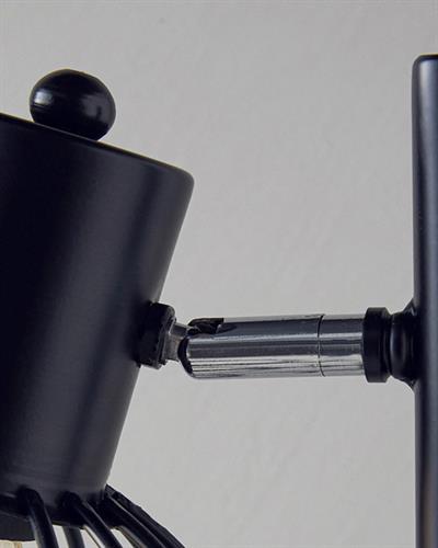 Marvin Абажур Метал 53x53 Черен