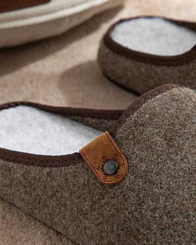 Masculine Пантофи За Дома Мъжки, Кафяво, 40