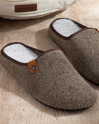 Masculine Пантофи За Дома Мъжки, Кафяво, 40