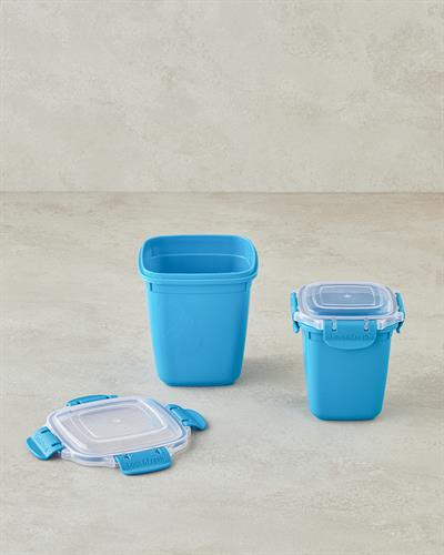 Master Lock Кутия За Съхранение 2 бр. Пластмаса 575 + 1075 мл Син