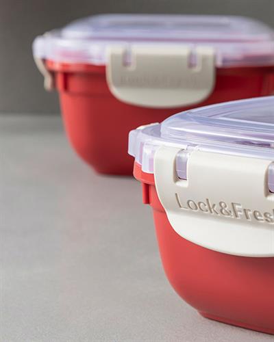 Master Lock Кутия За Съхранение 2Бр., Пластмасов, Червено, 0