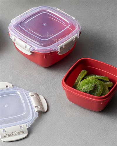 Master Lock Кутия За Съхранение 2Бр., Пластмасов, Червено, 0