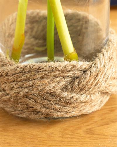 Mayra Ваза Стъкло, Прозрачен, 13 X 13 X 20 Cm