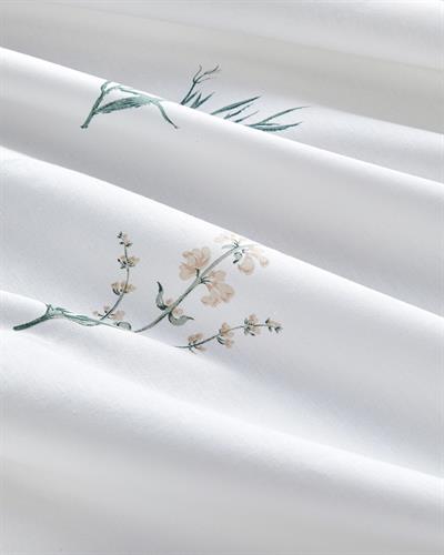 Спален Комплект Двоен Памук 200x220 см Оранжев - Син