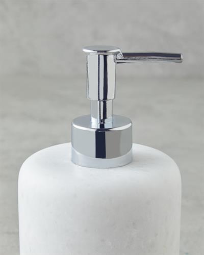 Medusa MARBLE Liquid Soap Dispense 13x9 cm White