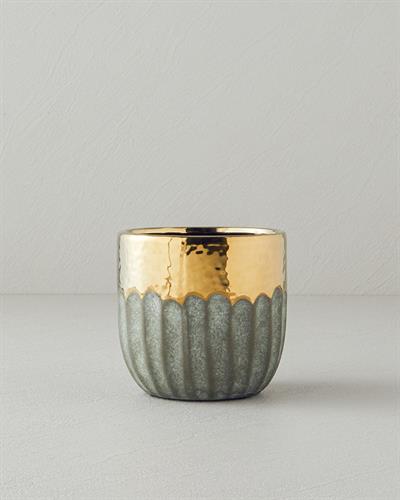 Megan Ваза 12,5x12,5x12 см Златен