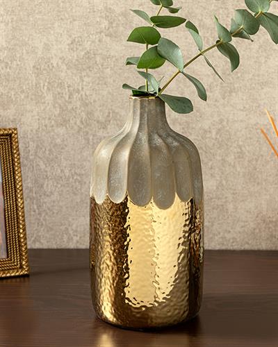 Megan Ваза 14,5x14,5x28,5 см Златен