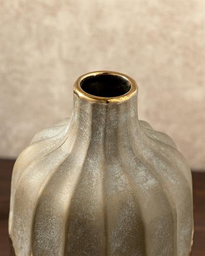 Megan Ваза 14,5x14,5x28,5 см Златен