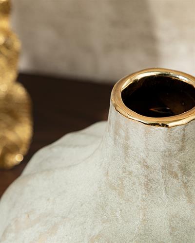 Megan Ваза 15,5x15,5x18 см Златен