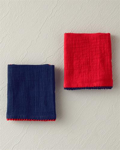 Melika Кърпа За Сушене 2 бр. Памук 30x50 см Червен